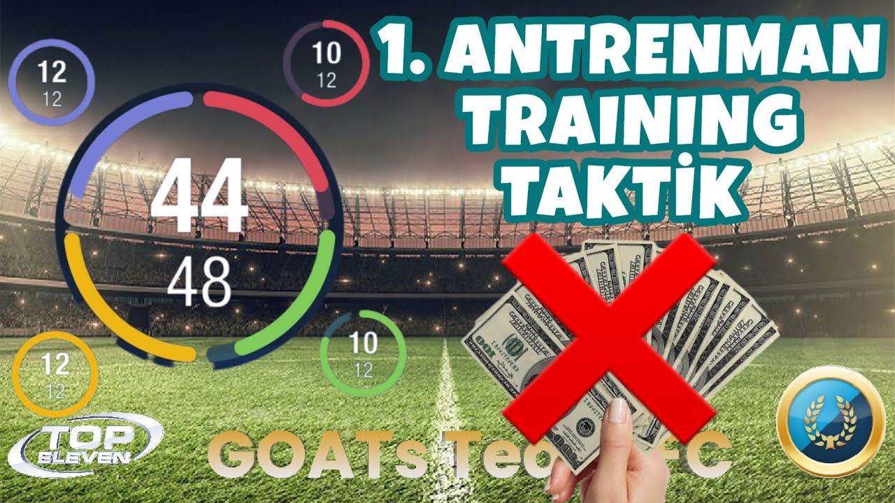 1. НОВАЯ ТРЕНИРОВОЧНАЯ ТАКТИКА ⚡️TOP ELEVEN ⚽️ GOATsTeamFC🐐