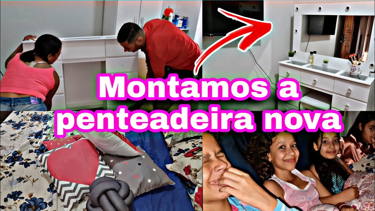 CHEGOU A PENTEADEIRA NOVA DA LARY + NOITE DO CACHORRO QUENTE CASEIRO! VLOG DE ROTINA JAQUE COSTA 🥰