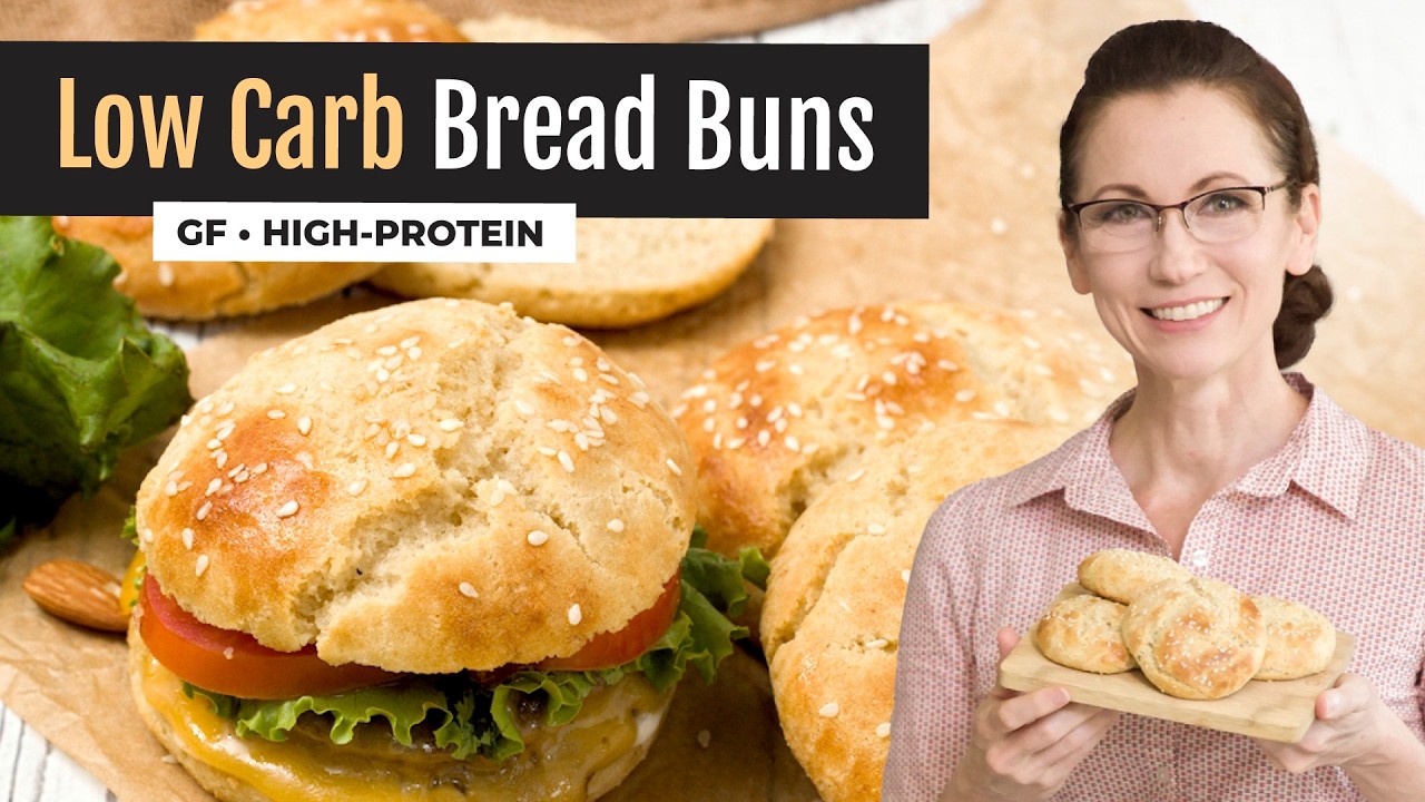 Gluten-Free Buns | Low Carb & High-Protein with Almond Flour Recipe