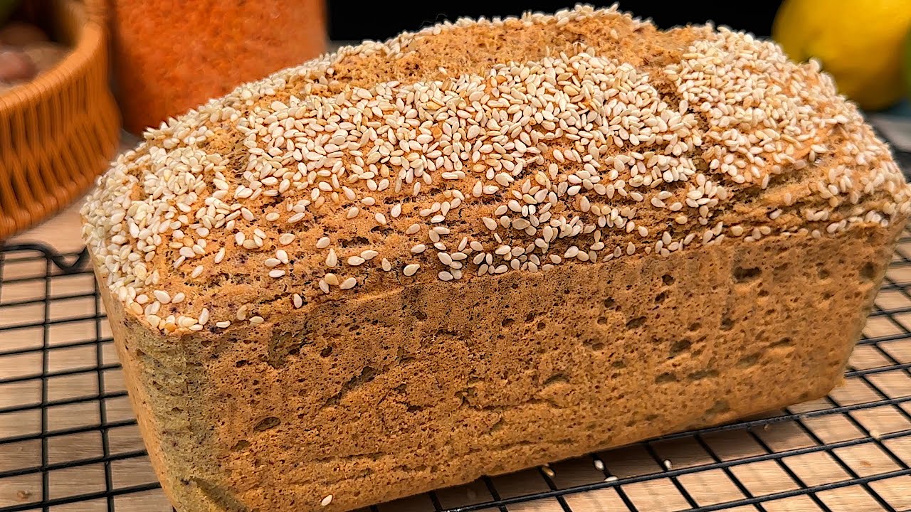 Nur wenige Menschen kennen dieses Rezept für gesundes, mehlfrei Brot mit Linsen für 100 Lebensjahre