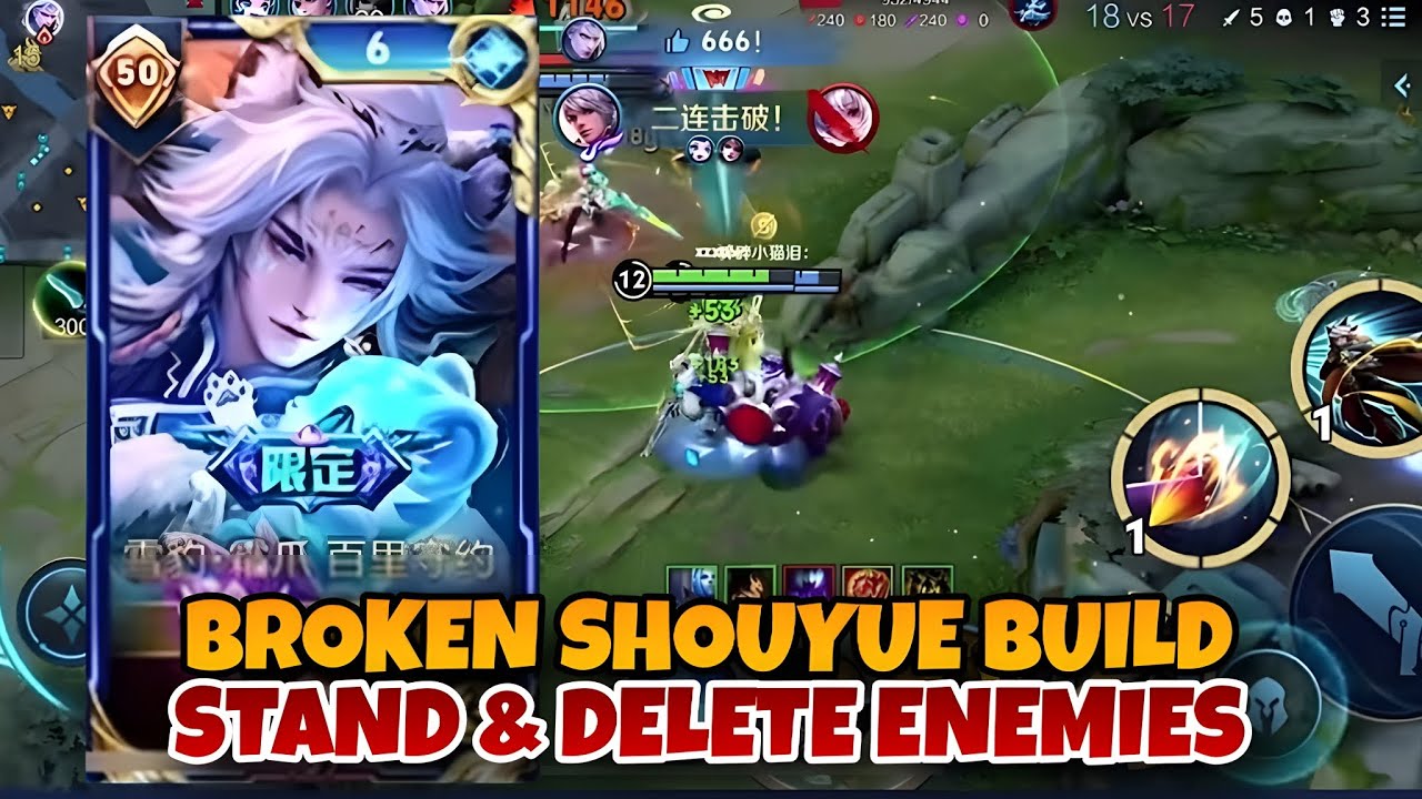 STRONGEST SHOUYUE BUILD 💪 90% TEAMFIGHT DAMAGE! SNIPER CARRY | HONOR OF KINGS