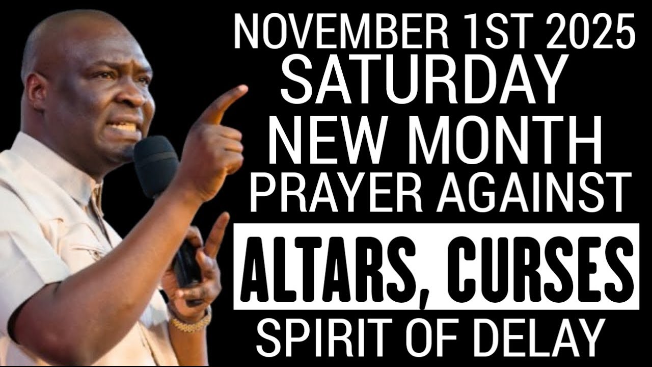 {Saturday, November 1st 2025} Destroy Altars Stagnation and spirit of delay | Apostle Joshua Selman