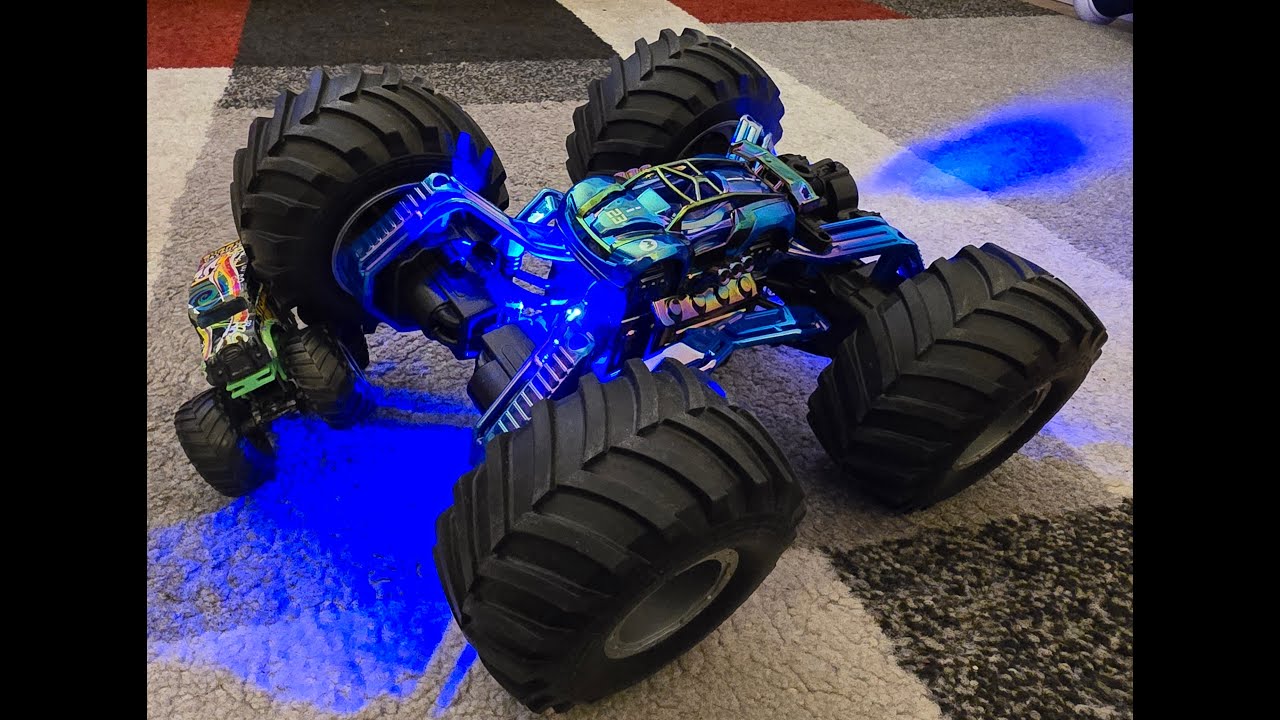 Unboxing Rc Monster truck / Hot wheels demolition derby / remote control car 4x4