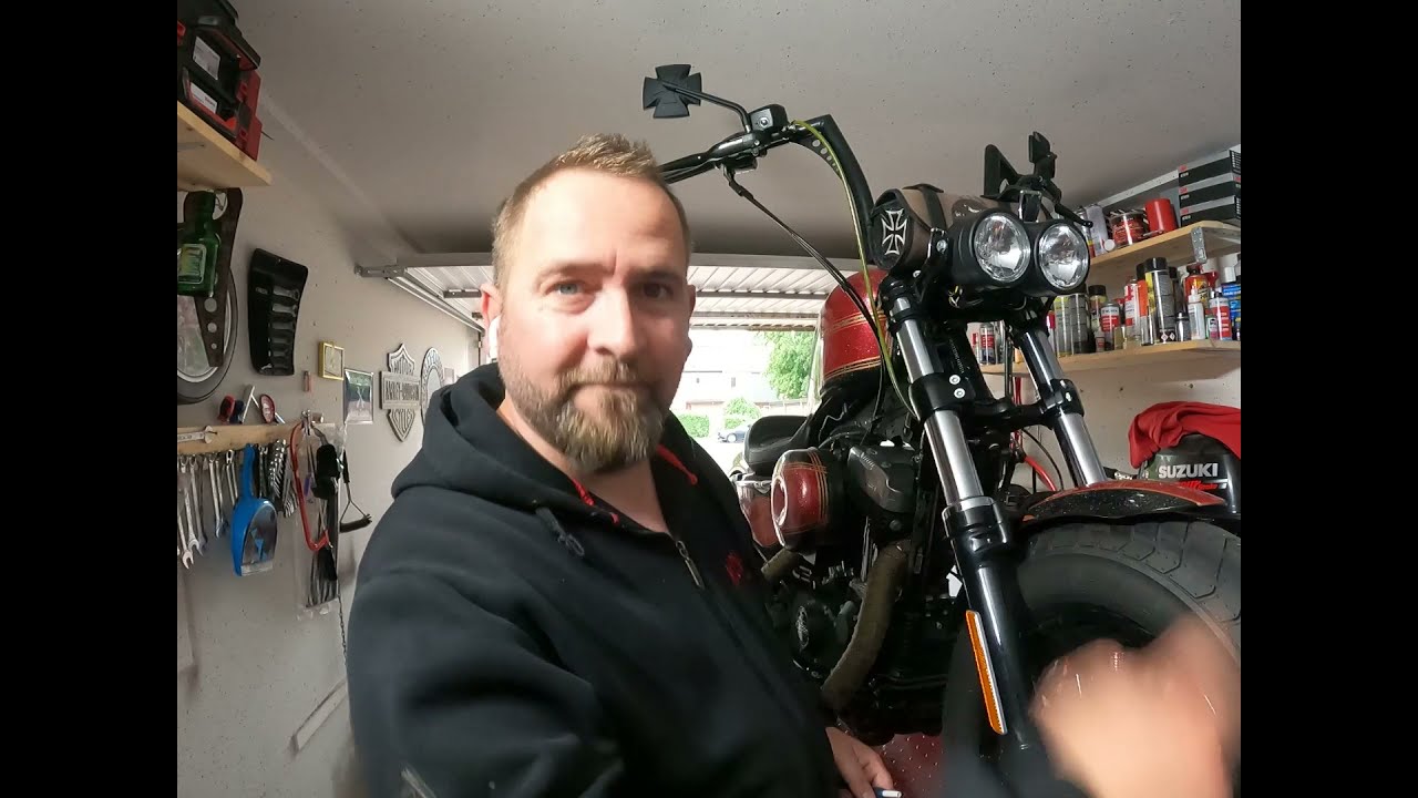 DELO LITHIUM-ION-BATTERIE XL1200X Forty Eight ErfahrungI Harley Sportster 1200 Bobber Motovlog I
