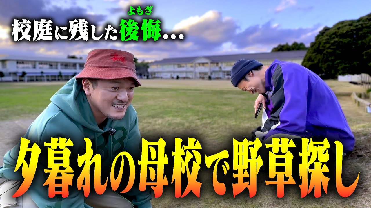 【小学校時代の後悔】あの日言えなかった“ごめんね”。カミナリまなぶ、ありったけの思いを込めてよもぎ団子を作る。【鉾田の野草】