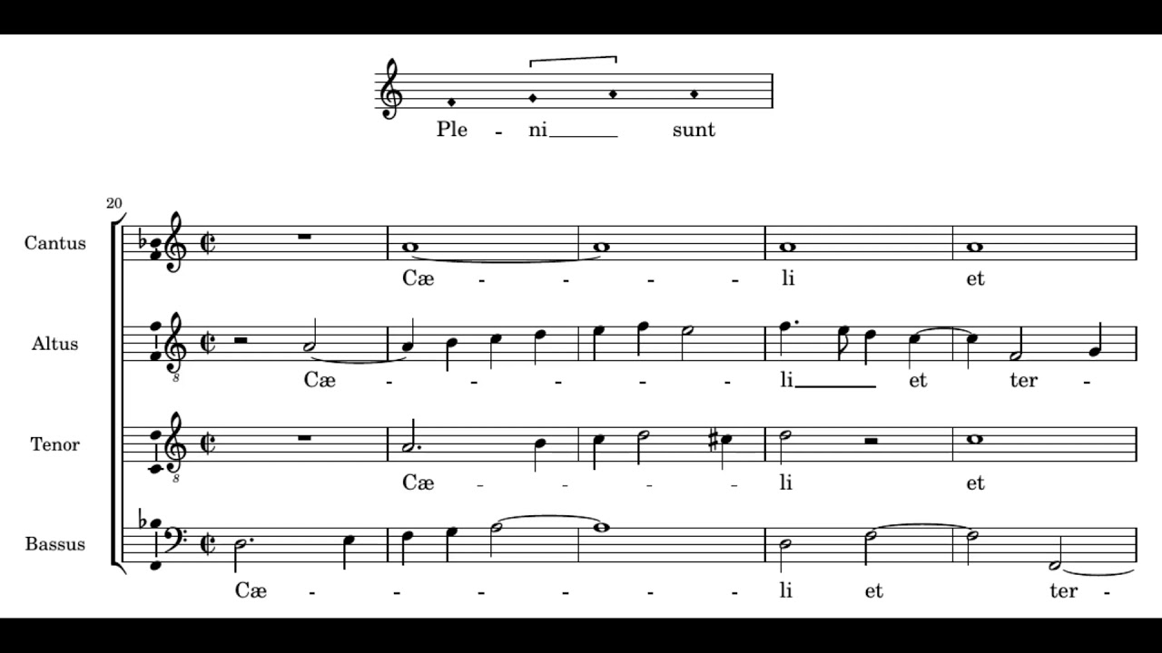 Victoria: Requiem 4vv - V. Sanctus - Plus Ultra