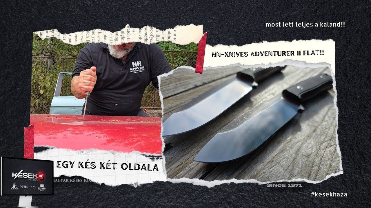 NN-Knives - Adventurer II Flat! Megérkeztem! #bushcraft #survival #outdoors #woodworking