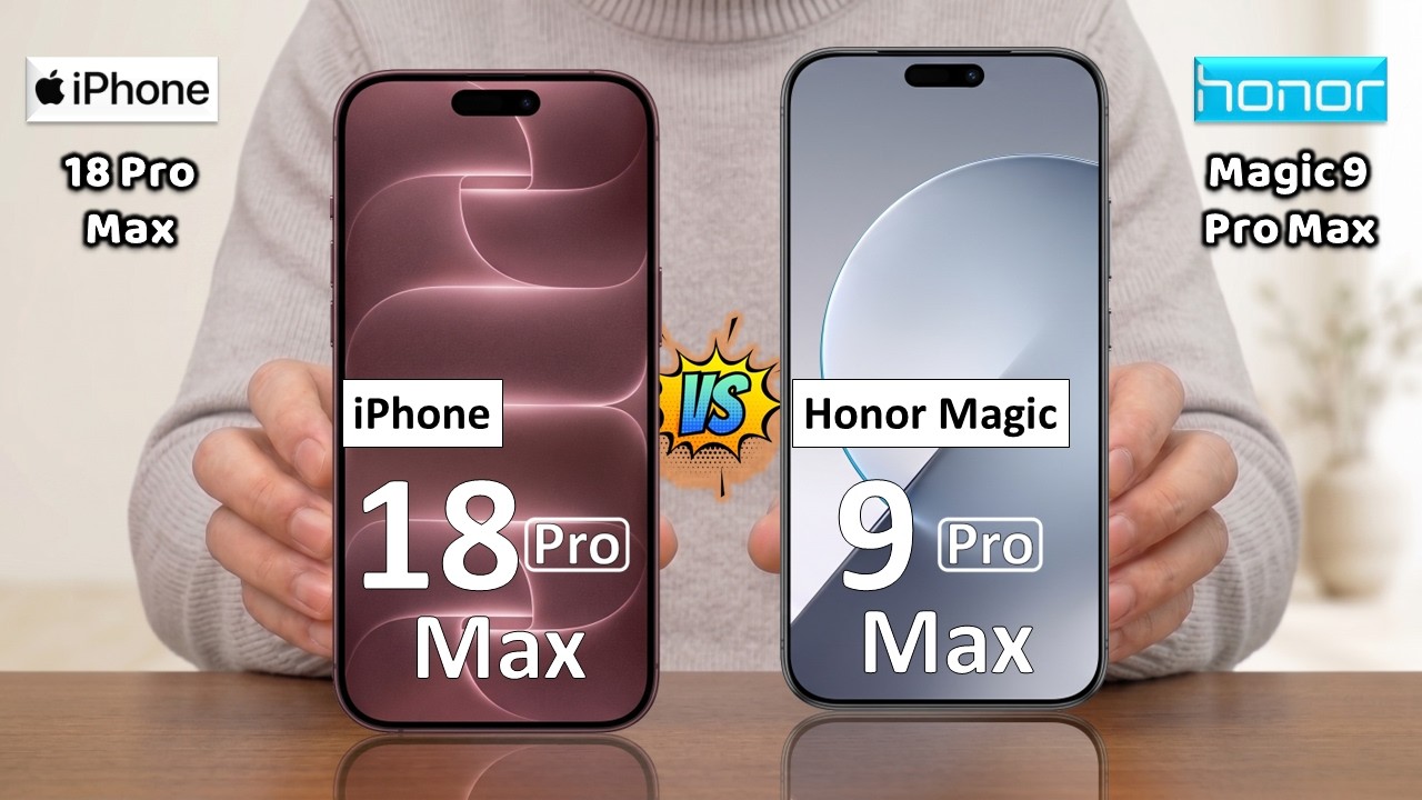 iPhone 18 Pro Max Vs Honor Magic 9 Pro Max - Full Comparison 🔥 Techvs