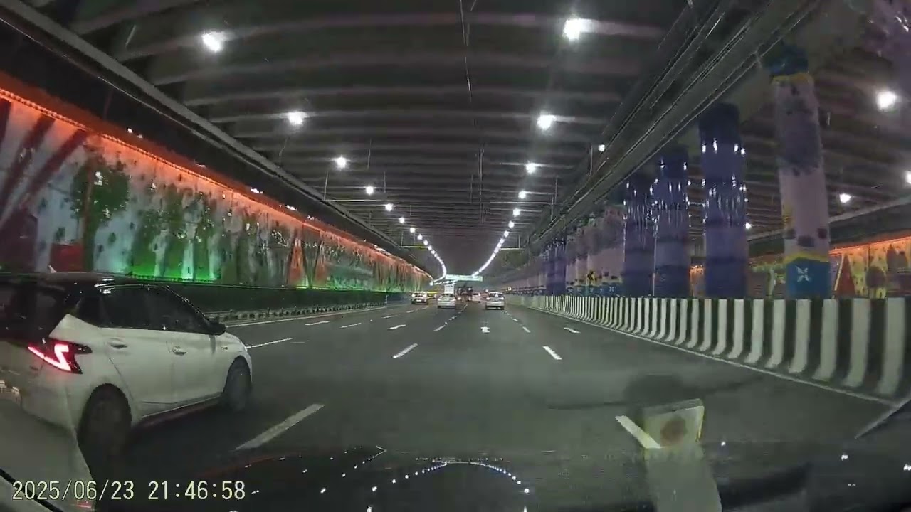 Delhi’s Most Beautiful Tunnel Drive 😍 | Dwarka Expressway Dashcam POV