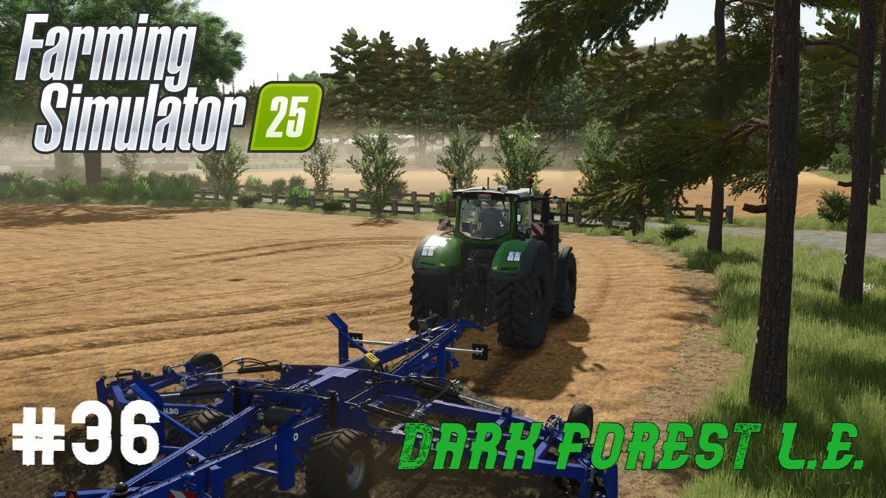 Preparando Campos y Cosechando Avena  / Dark Forest L.E. #36 / FS25 Timelapse