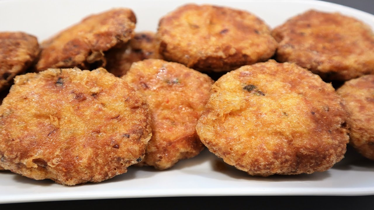 Perkedel tempe pedas yang super enak