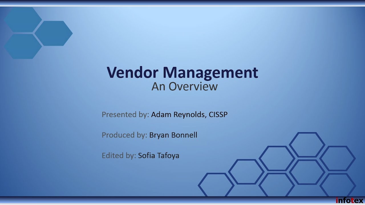 The Five Precepts of IT Vendor Management - VM Basics
