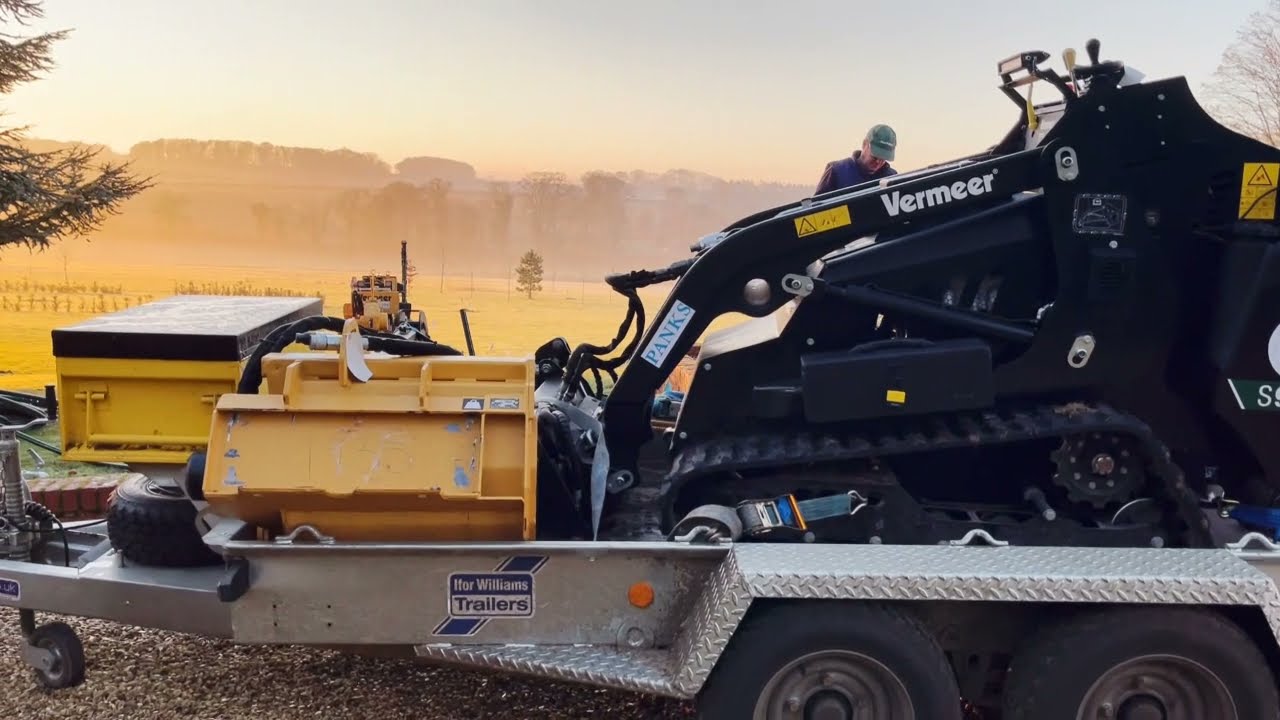 Panks irrigation Vermeer bore under driveway