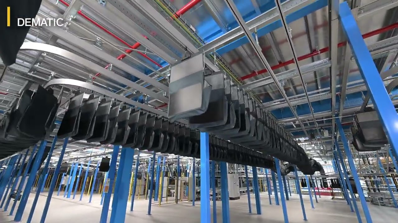 The Dematic Pouch Sorter System