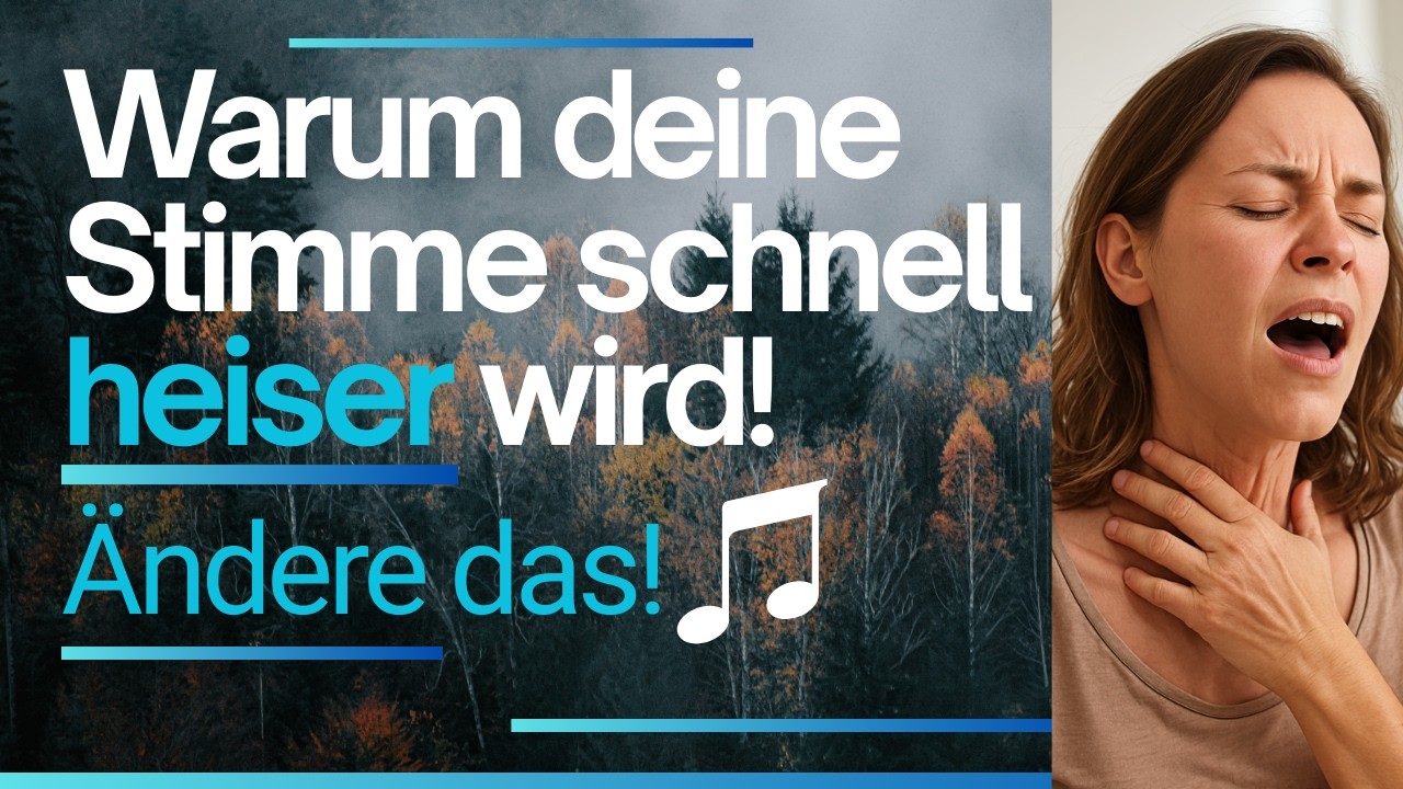 Ständig heiser? 😰Was dahinter stecken könnte!
