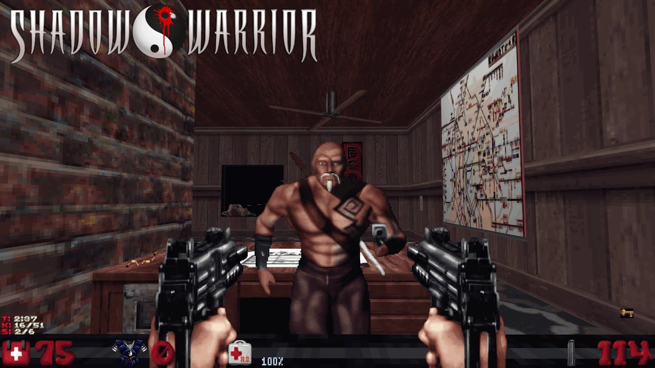 Shadow Warrior (Raze source port + Upscale pack) - Level 1: Seppuku Station | 2K/60