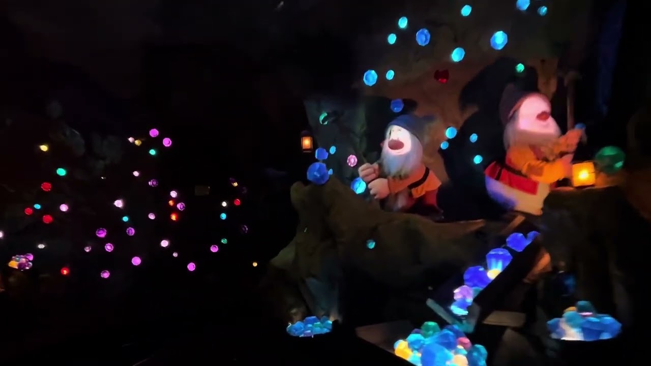 7 dwarves Mine Train Roller Coaster Full Ride POV 2025