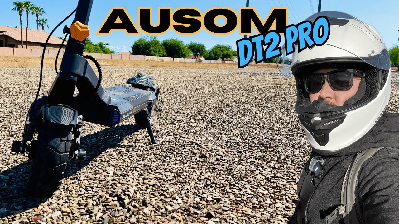 How FAR will it GO? Ausom DT2 Pro Electric Scooter RANGE TEST!