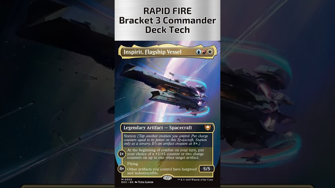 RAPIDFIRE DECK TECH for Inspirit, Flagship Artifact Aggro #edh #mtg #commander
