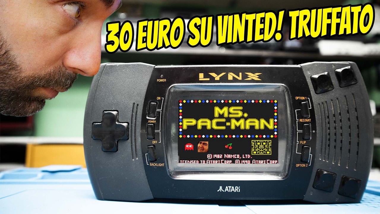Atari Lynx  a 30&euro; Manomesso su Vinted - Mod Batteria ricaricabile fai da te!