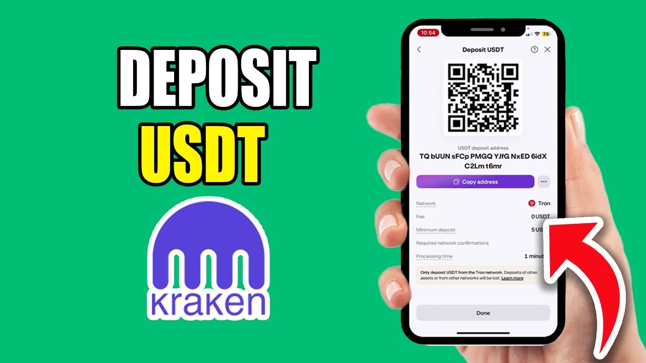 How To Deposit USDT On Kraken - New Method