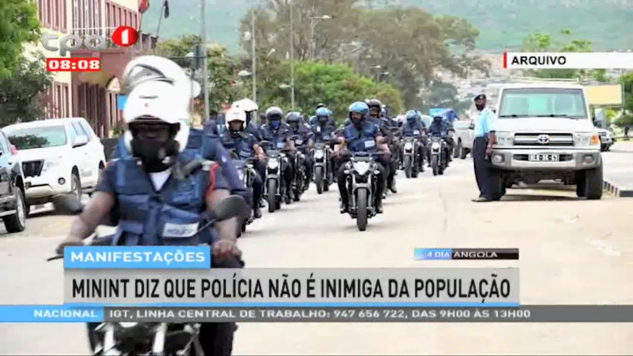 Manifestações -  MININT reconhece alguns excessos na actuação da polícia