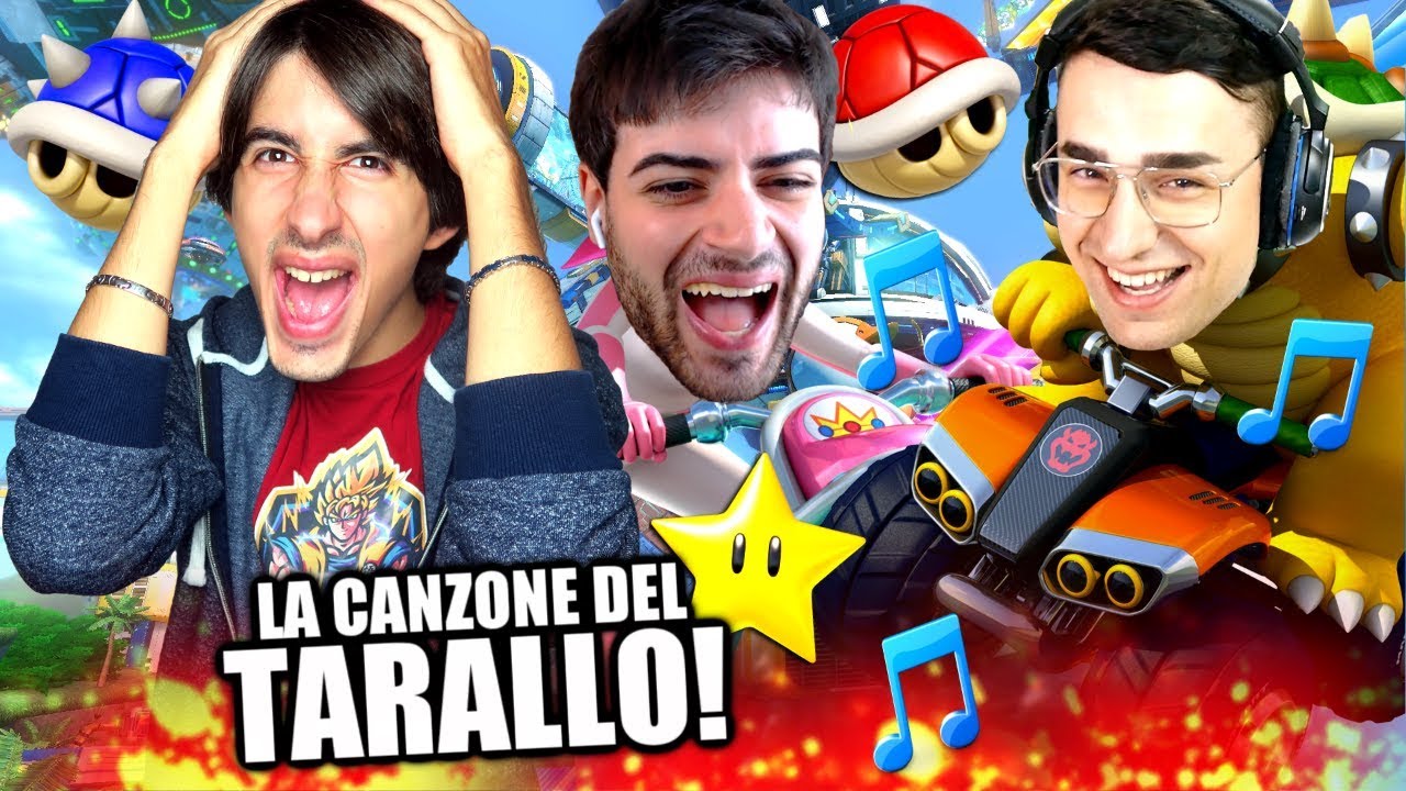 TUBERANZA CANTA LA CANZONE del TARALLO! Mario Kart 8 Deluxe Gameplay ITA