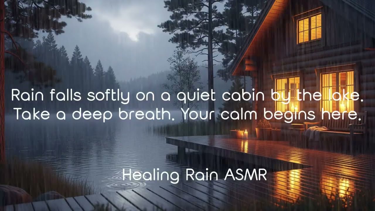 공부와 수면에 완벽한 분위기 25 Perfect Ambience for Study & Sleep#RainSounds  #HealingRain