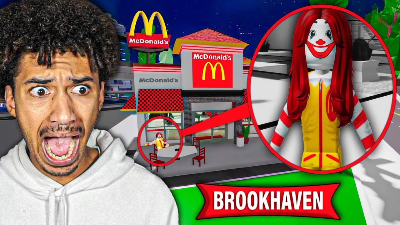 الدرون يلتقط سيدة ماكدونالدز ليلًا على روبلوكس ليلًا... Roblox