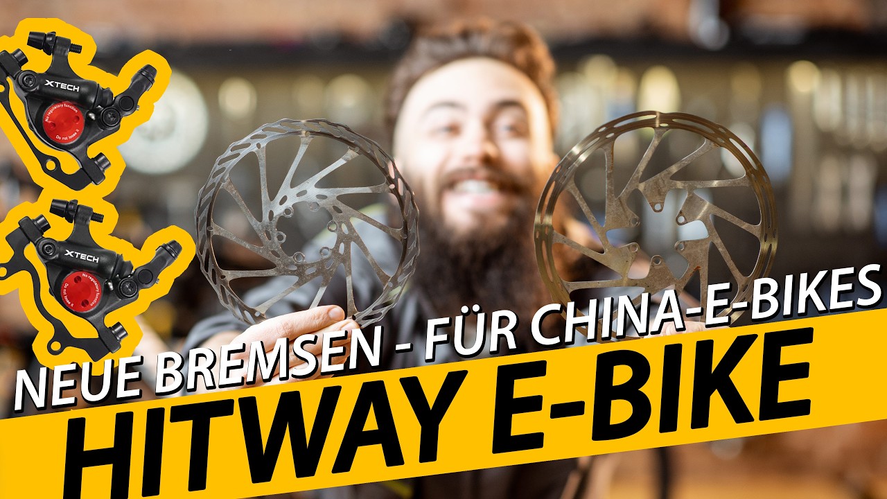 Hitway BK6 & China E-Bikes | Bessere Bremsen - günstiges Update!! 🔧 🪛 ⛓️‍💥