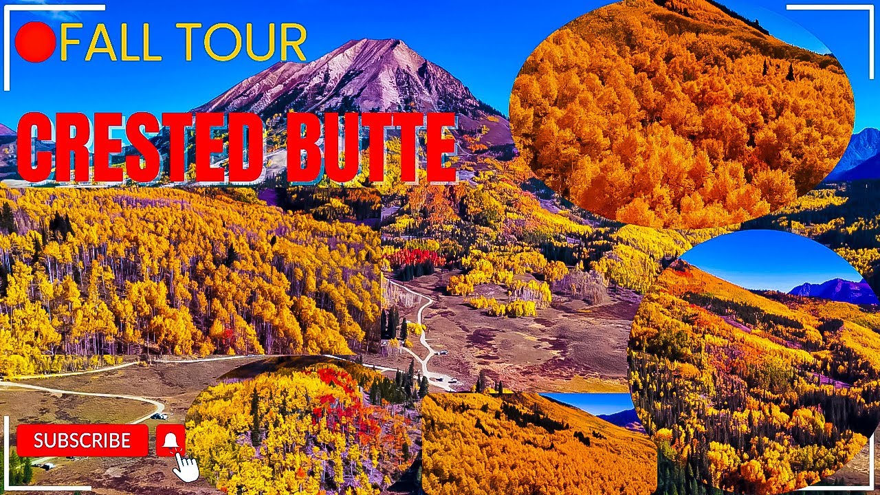 Crested Butte, Colorado In Fall | Fall Colors In Colorado | 4K Drone