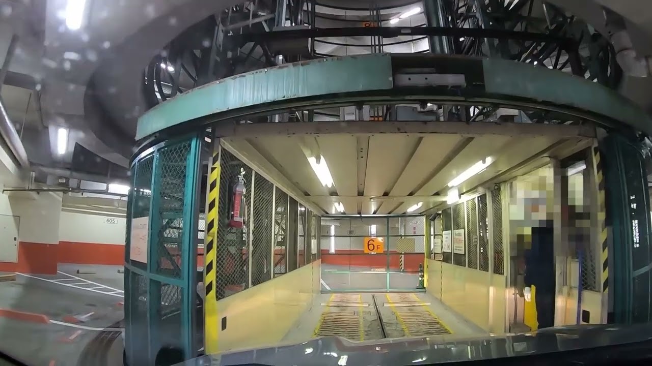 【旋回式立体駐車場】【スターパーク式カーエレベーター】【Star Park Type Car Elevator】