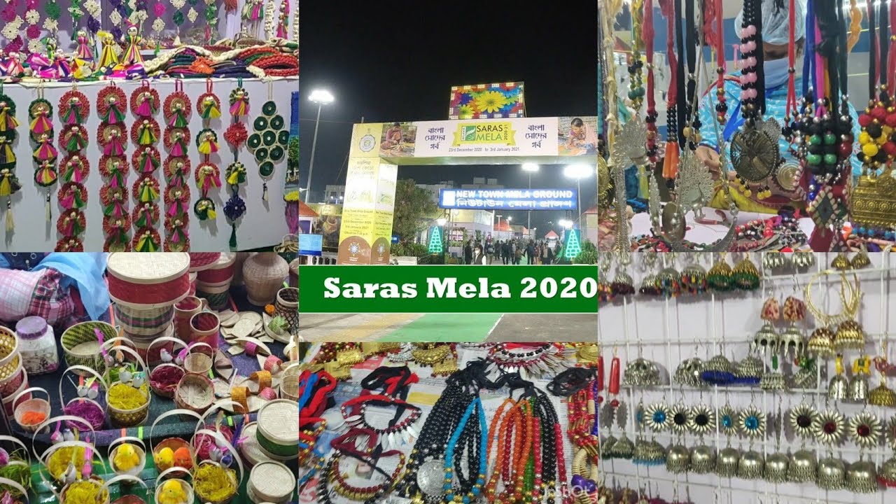 Saras Mela 2020: Part - 2 Winter Handicraft Fair in Newtown Kolkata