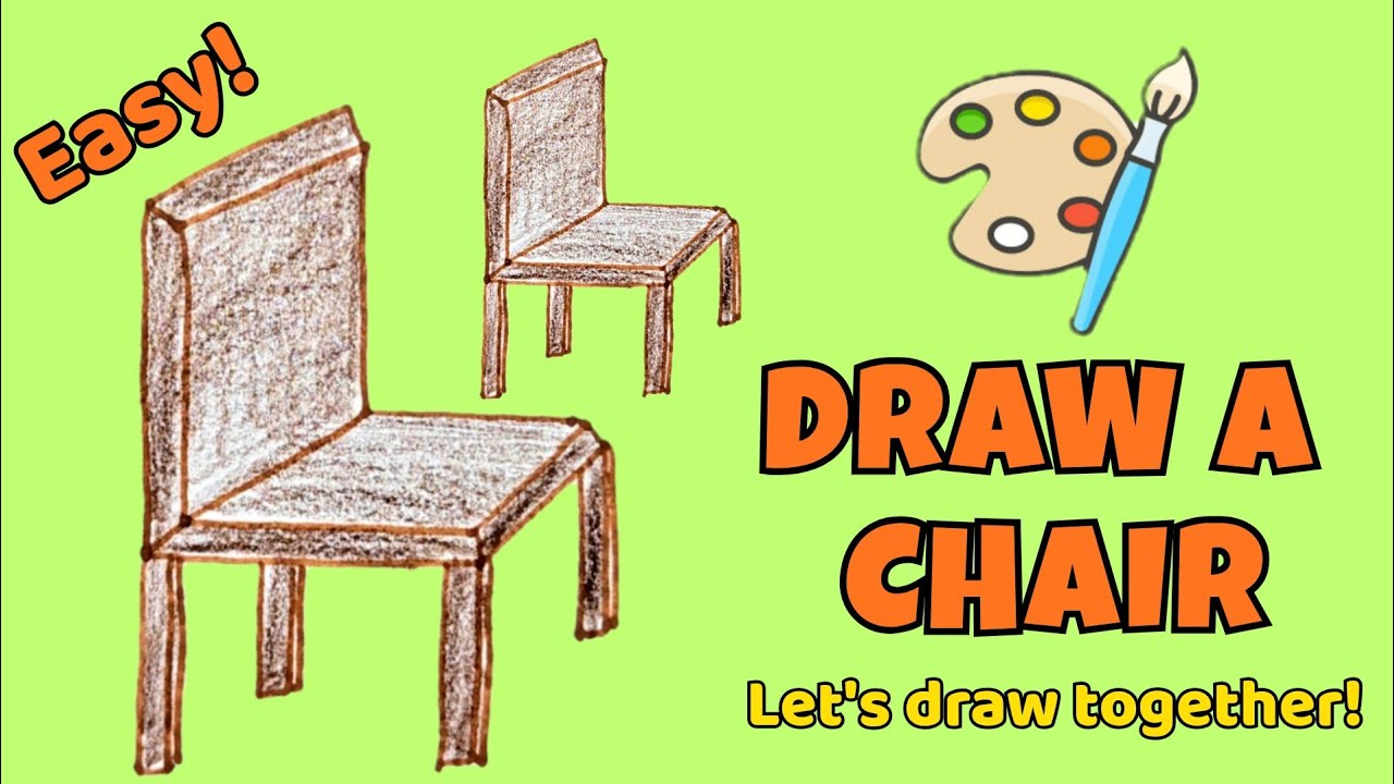Easy Chair Drawing for Kids 🪑 