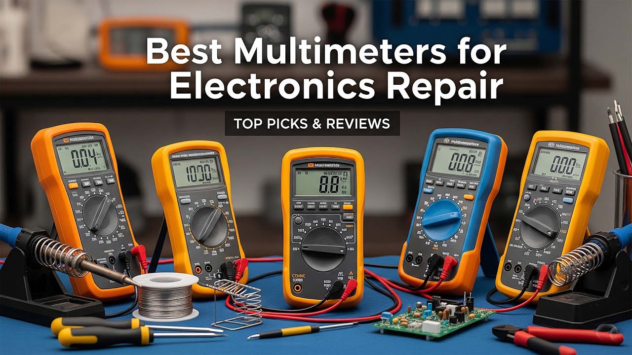 TOP 5 best multimeters for electronics repair 2026 | Multimeter for beginners