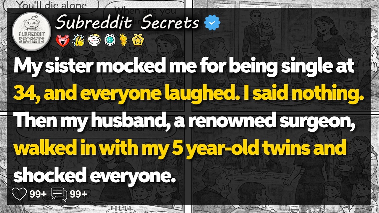 My sister mocked me for being single at 34, I said nothing. Then… Reddit Relationship Stories