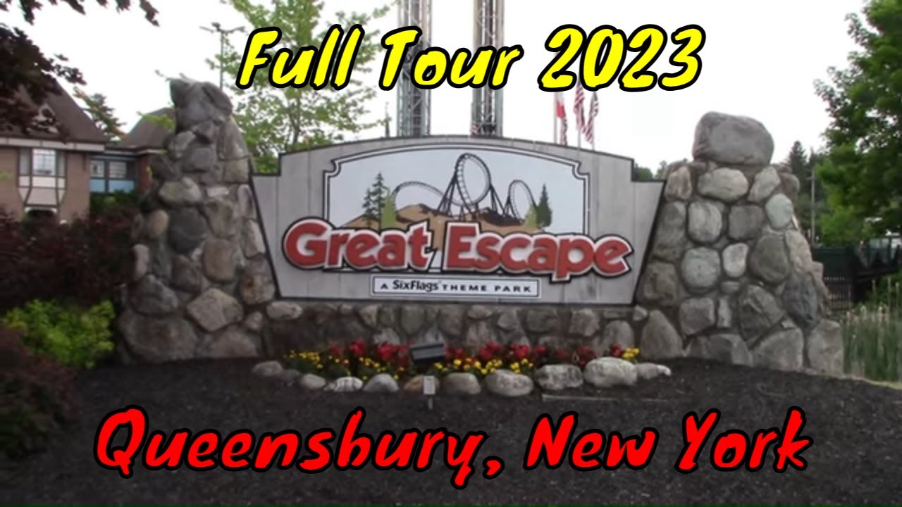 Six Flags Great Escape Full Tour - Queensbury, New York