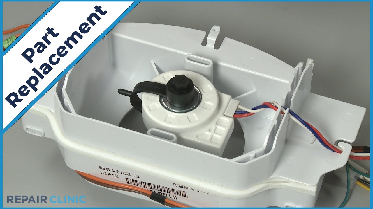 KitchenAid Refrigerator Evaporator Fan Motor Replacement W11224591