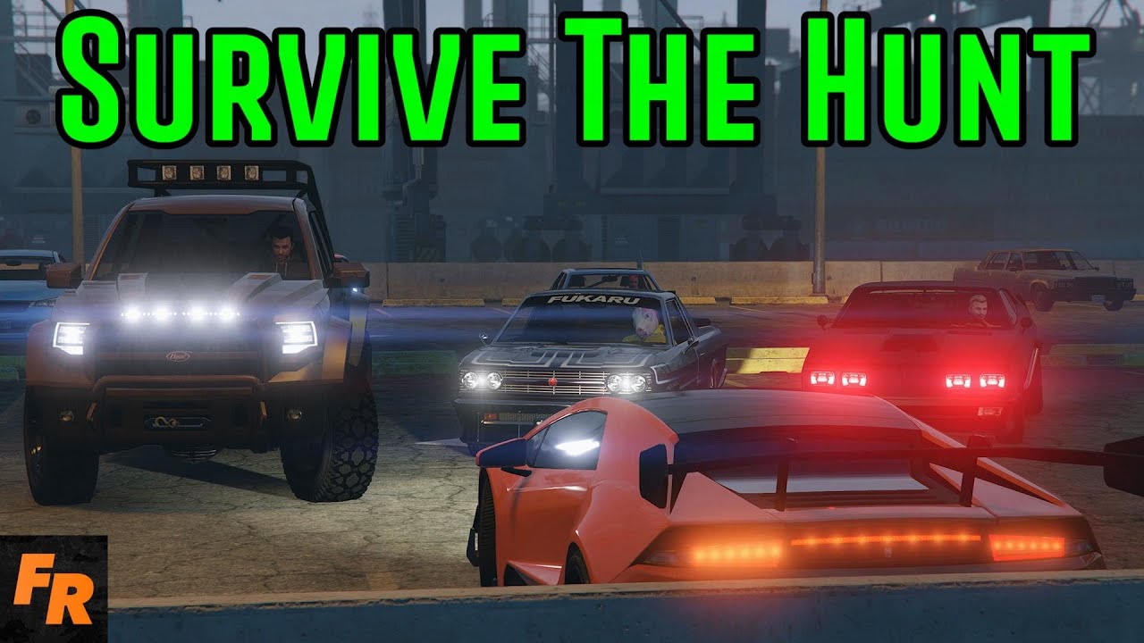 Gta 5 Challenge - Survive The Hunt #52 - A Sneaky Brown Car