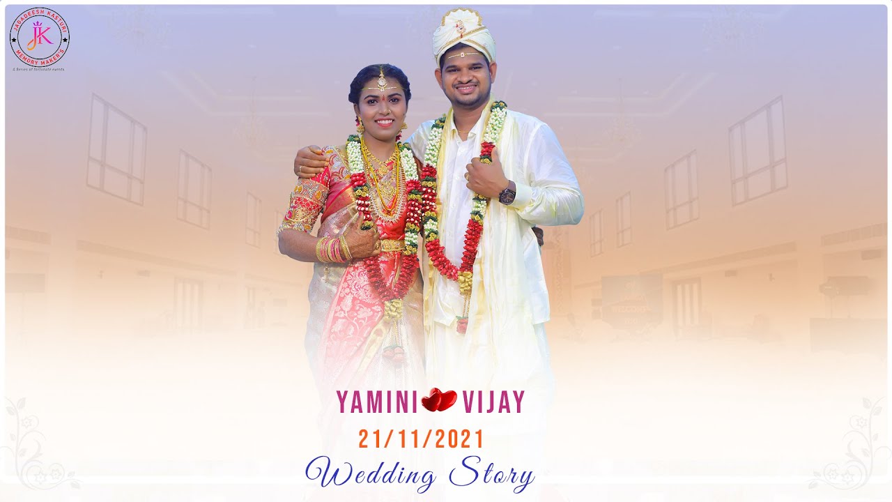 Yamini 💞 vijay Wedding Promo || JK MEMORY MAKERS || 9392482842
