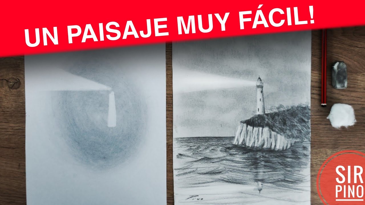 Cómo DIBUJAR un FARO Súper FÁCIL? [Narrado PASO A PASO]