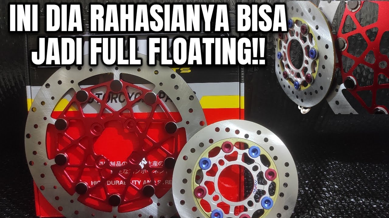 BIKIN PIRINGAN CAKRAM SEMI FLOATING MENJADI FULL FLOATING || DENGAN KONSEP MUTAKIN #piringancakram 