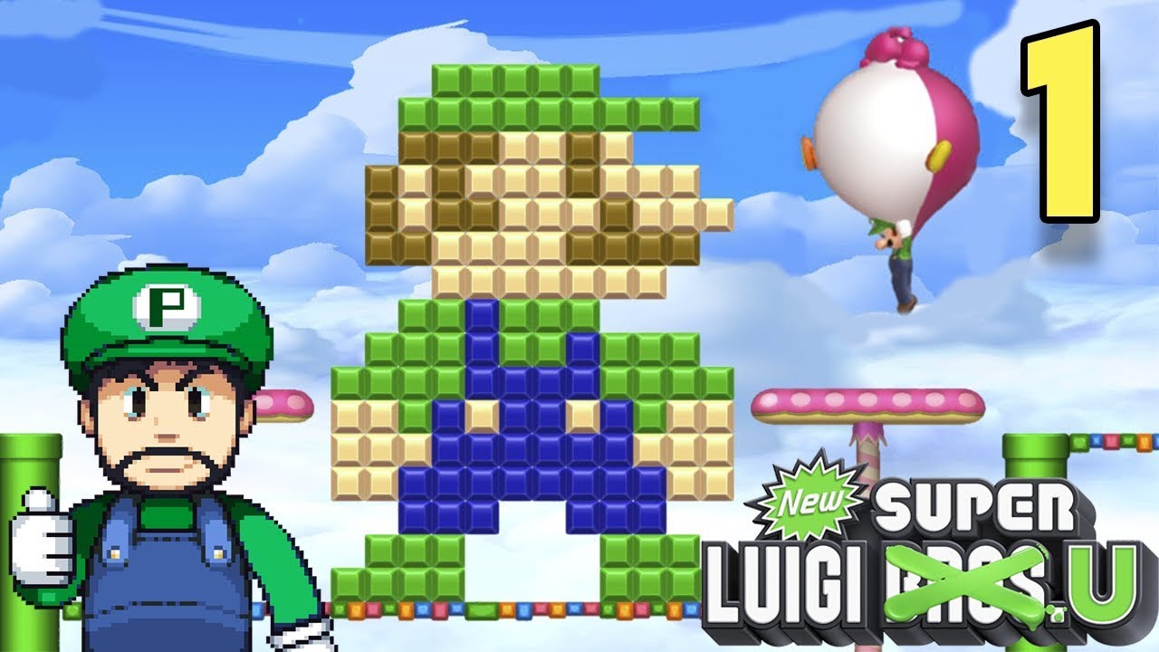 Comienza la Gran Aventura de Luigi !! - Jugando New Super Luigi U Deluxe con Pepe el Mago (#1)