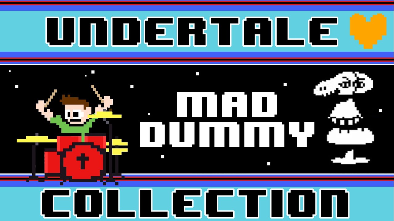 Mad Dummy [Undertale] (Acoustic Drum Cover) -- The8BitDrummer