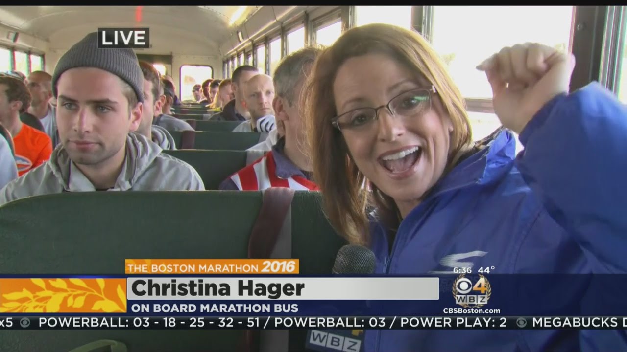 Aboard Marathon Bus, Runners Nervous, Excited