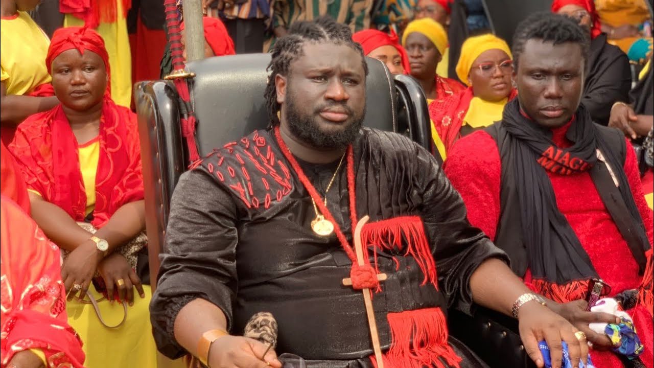 Ajagurajah at #Awukudae Festival at #Akropong Palace. #kyekyestudio #mckyekye