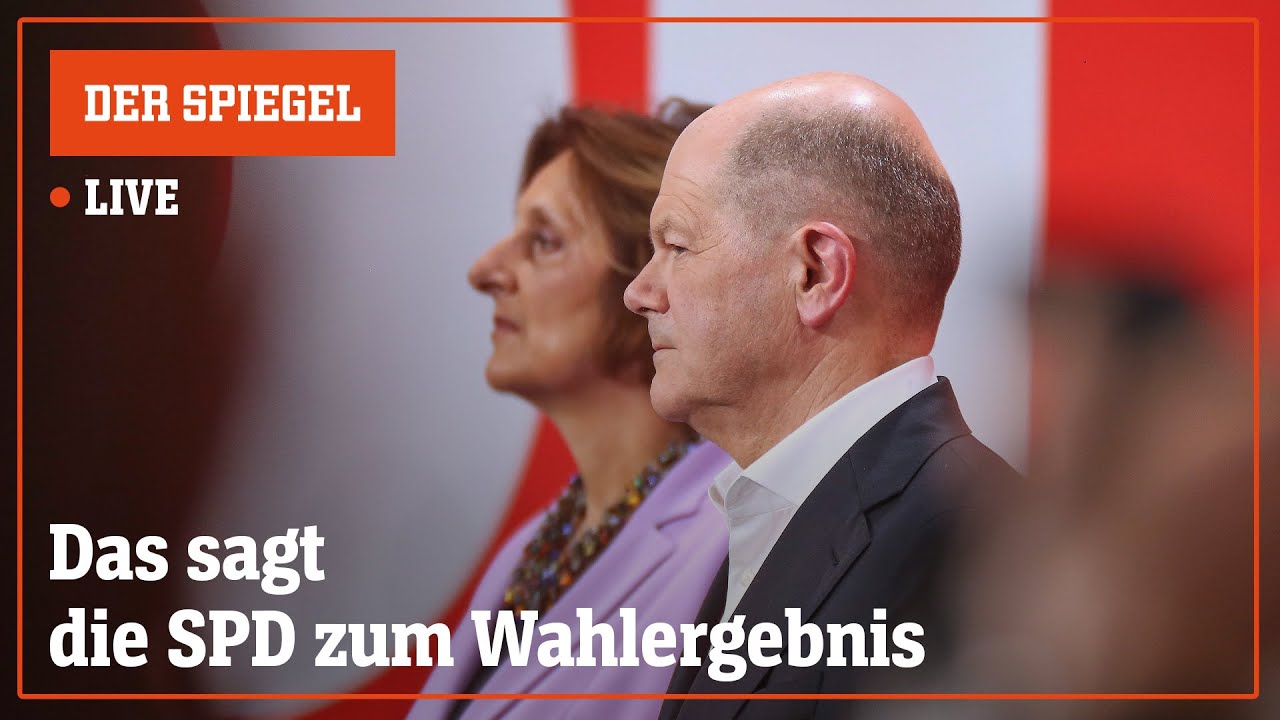 Livestream zur Bundestagswahl: Das sagt die SPD zum Wahlergebnis | DER SPIEGEL