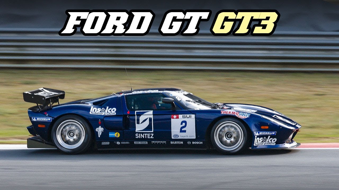 Ford GT GT3 - Loud V8 fly-by's 2007-2016