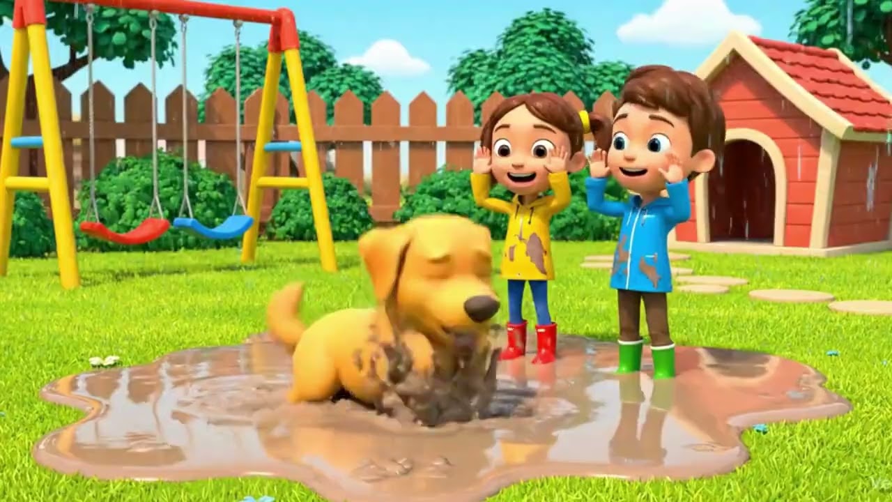 BINGO fun kids' doggy video #nurseryrhymes #bingo #kidsvideo