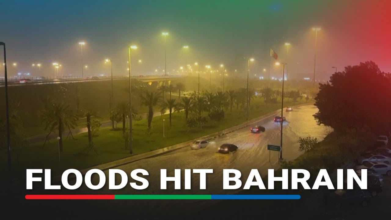 Streets flooded as heavy rain, wind hit BahrainRTR Bahrain | ABS-CBN News